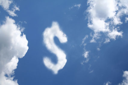 aviation financial modeling tools - clouds with money signs